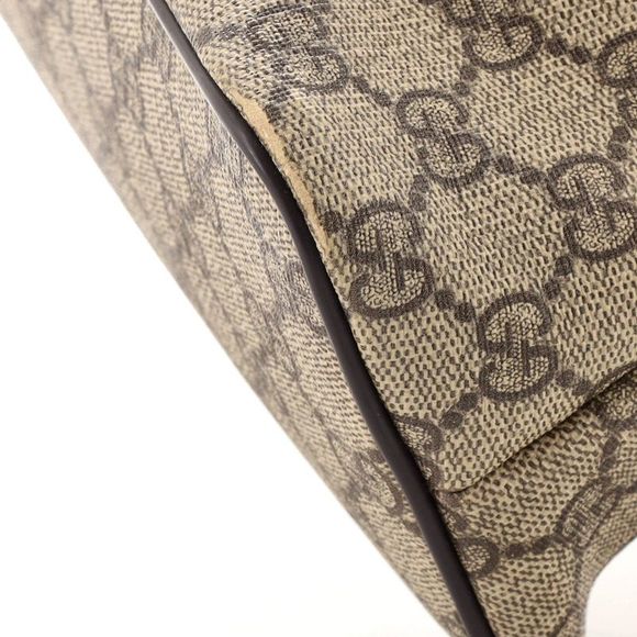 Gucci Convertible Zip Tote GG Coated Canvas Small Brown - Picture 7 of 10